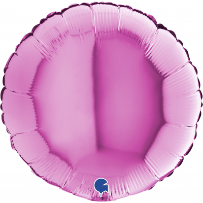Balónek foliový kolo tm.růžové ALBI