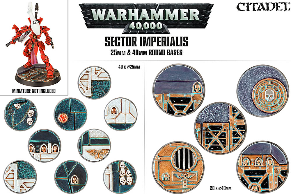 Citadel Sector Imperialis: 25 & 40mm Round Bases
