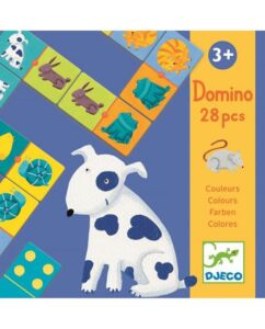 Djeco DOMINO - Barevná zvířátka (Colours)