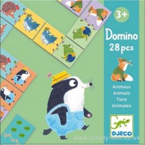 Djeco DOMINO - Lesní zvířátka (Animals)