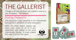 Eagle-Gryphon Games The Gallerist: Scoring Expansion