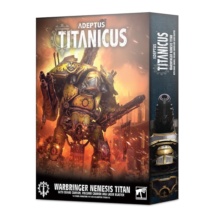 Games Workshop Adeptus Titanicus: Warbringer Nemesis Titan with Quake Cannon