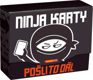 Mindok Ninja karty: Pošli to dál + dvě promo karty