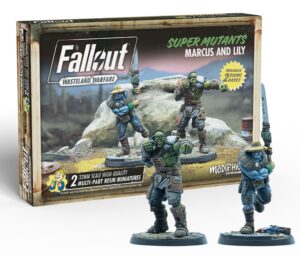 Modiphius Entertainment Fallout: Wasteland Warfare - Super Mutants: Marcus and Lily