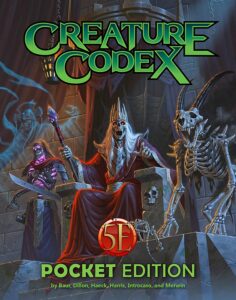 Paizo Publishing Creature Codex (5E) Pocket Edition