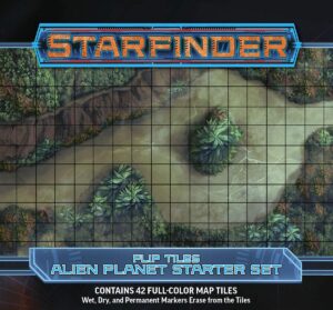 Paizo Publishing Starfinder Flip-Tiles: Alien Planet Starter Set