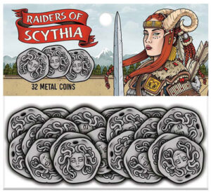 TLAMA games Nájezdníci ze Skýtie - kovové mince (Raiders of Scythia: Metal Coins)