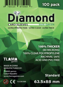 TLAMA games Obaly na karty Diamond Green: Standard (63