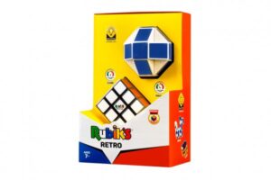 Teddies Rubikova kostka sada 2ks retro plast kostka 3x3x3