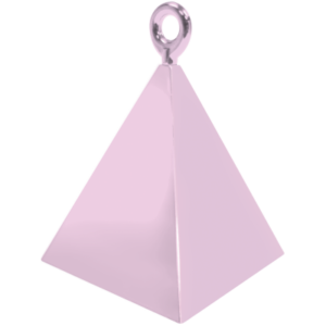 Těžítko na balónky Pyramida světle růžová ALBI