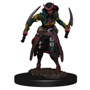WizKids D&D Icons of the Realms Premium Figures: Tiefling Rogue Female