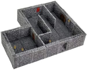 WizKids WarLock Tiles: Dungeon Tiles II - Full Height Stone Walls Expansion