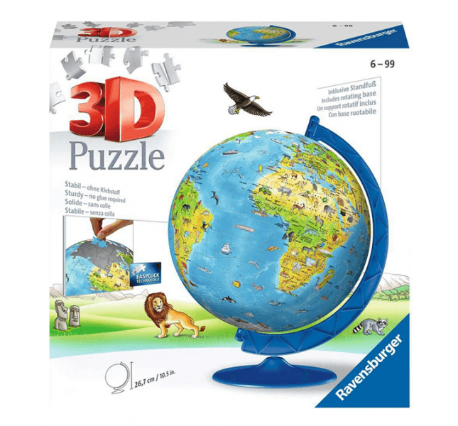 3D Puzzle Ravensburger Dětský Globus anglický - 180 dílů