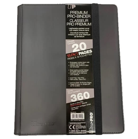 Album na karty Ultra Pro - Pro-Binder Premium na 360 karet Black