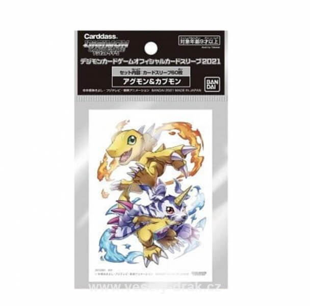 Digimon: obaly na karty Agumon & Gabumon (60 ks)