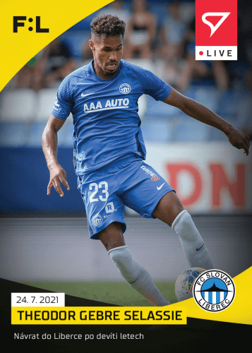 Fotbalové karty Fortuna Liga 2021-22 - L-004 Theodor Gebre Selassie