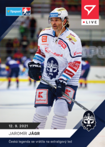 Hokejové karty Tipsport ELH 2021-22 - L-005 Jaromír Jágr