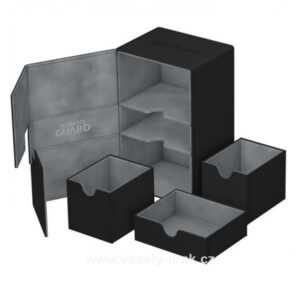 Krabice Ultimate Guard Twin Flip´n´Tray 160+ Standard Size XenoSkin Black
