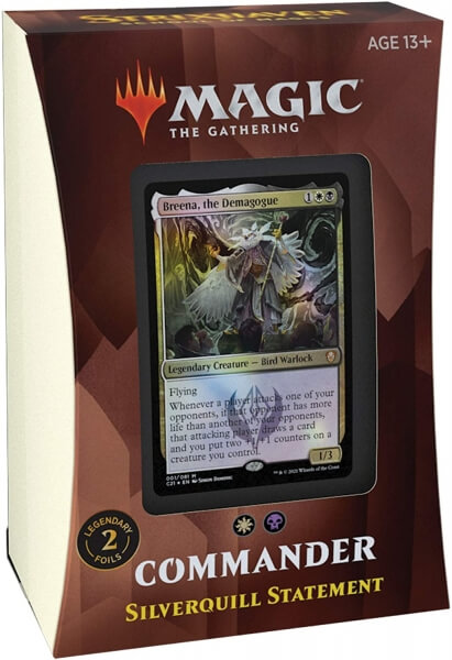 Magic the Gathering Strixhaven: School of Mages Commander 2021 - Silverquill Statement