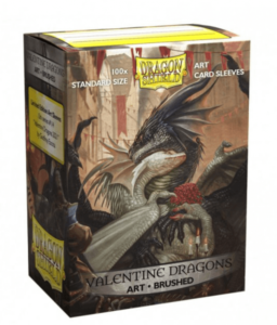 Obaly na karty Dragon Shield Art Brushed Sleeves - Valentine Dragon 2021 – 100 ks