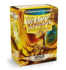 Obaly na karty Dragon Shield Protector - Gold - 100ks