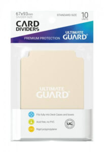 Oddělovač na karty Ultimate Guard Card Dividers Standard Size Sand - 10 ks