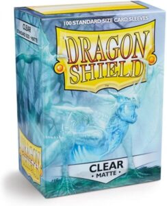 Obaly na karty Dragon Shield Protector - Matte Clear - 100 ks