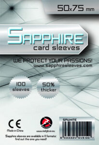 Red Glove Obaly na karty Sapphire White - (50x75 mm) 100 ks